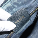 GUCCI GG Supreme Sherry Line Boston Bag PVC Navy Gold 33 013 4133 Auth BA9898-22