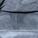 VALENTINO Tote Bag Leather 2way Black Silver Auth BA9899-12