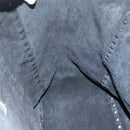 VALENTINO Tragetasche Leder 2-Wege Schwarz Silber Auth BA9899-19