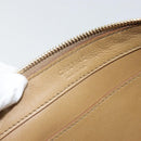 CELINE Shoulder Bag Leather Beige Auth BA9900-18