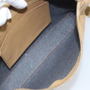 CELINE Shoulder Bag Leather Beige Auth BA9900-11