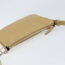 CELINE Shoulder Bag Leather Beige Auth BA9900-6