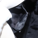 DOLCE&GABBANA Chain Shoulder Bag Raffia Beige Gold Silver Auth BA9904V-20