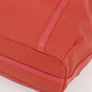 BVLGARI Hand Bag Leather Pink Gold Auth BA9905-9