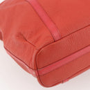 BVLGARI Hand Bag Leather Pink Gold Auth BA9905-16
