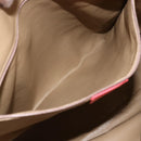 BVLGARI Hand Bag Leather Pink Gold Auth BA9905-11