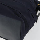 Salvatore Ferragamo Tote Bag Canvas Navy Gold Auth BA9906-9