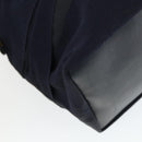 Salvatore Ferragamo Tote Bag Canvas Navy Gold Auth BA9906-16