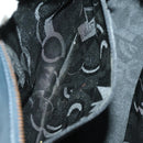 Salvatore Ferragamo Tote Bag Canvas Navy Gold Auth BA9906-20