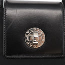 BVLGARI Hand Bag Nylon Black Silver Auth BA9909-17