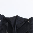 BVLGARI Hand Bag Nylon Black Silver Auth BA9909-19