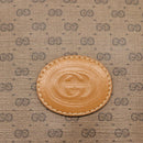 GUCCI Micro GG Supreme Shoulder Bag PVC Brown Gold 001 116 0915 Auth BA991-17