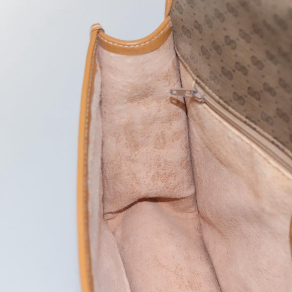 GUCCI Micro GG Supreme Shoulder Bag PVC Brown Gold 001 116 0915 Auth BA991