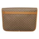 GUCCI Micro GG Supreme Shoulder Bag PVC Brown Gold 001 116 0915 Auth BA991-2