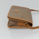 GUCCI Micro GG Supreme Shoulder Bag PVC Brown Gold 001 116 0915 Auth BA991-4