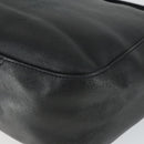 Jimmy Choo Tote Bag Leather Black Gold Auth BA9910-16