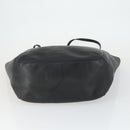 Jimmy Choo Tote Bag Leather Black Gold Auth BA9910-5