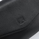 Burberrys Shoulder Bag Leather Black Gold Auth BA9914-14