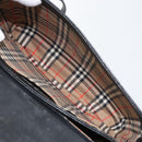 Burberrys Shoulder Bag Leather Black Gold Auth BA9914-21