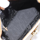 Salvatore Ferragamo Hand Bag Leather Beige Gold Auth BA9917-16