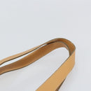 Salvatore Ferragamo Hand Bag Leather Beige Gold Auth BA9917-8