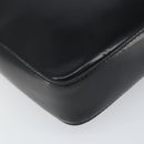 VERSACE Shoulder Bag Patent leather Black Auth BA9919-14