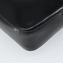 VERSACE Shoulder Bag Patent leather Black Auth BA9919-16
