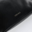 VERSACE Shoulder Bag Patent leather Black Auth BA9919-18