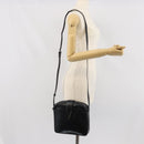 VERSACE Shoulder Bag Patent leather Black Auth BA9919-24