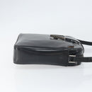 VERSACE Shoulder Bag Patent leather Black Auth BA9919-3