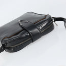 VERSACE Shoulder Bag Patent leather Black Auth BA9919-6