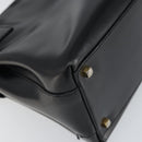 Salvatore Ferragamo Hand Bag Patent leather Black Gold Auth BA9923-16