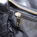Salvatore Ferragamo Hand Bag Patent leather Black Gold Auth BA9923-20