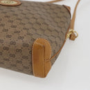 GUCCI Micro GG Supreme Shoulder Bag PVC Beige Gold 07 37 4916 Auth BA9926-9