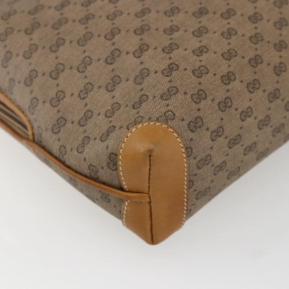 GUCCI Micro GG Supreme Shoulder Bag PVC Beige Gold 07 37 4916 Auth BA9926