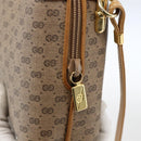 GUCCI Micro GG Supreme Shoulder Bag PVC Beige Gold 07 37 4916 Auth BA9926-10