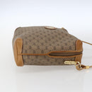 GUCCI Micro GG Supreme Shoulder Bag PVC Beige Gold 07 37 4916 Auth BA9926-4