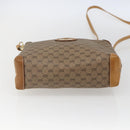 GUCCI Micro GG Supreme Shoulder Bag PVC Beige Gold 07 37 4916 Auth BA9926-5