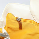 Salvatore Ferragamo Hand Bag Leather White Silver Auth BA9927-19