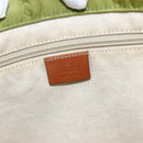 GUCCI GG Nylon Tote Bag LIme Green 282439 Auth BA9930-14
