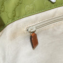 GUCCI GG Nylon Tragetasche Limettengrün 282439 Auth BA9930-18
