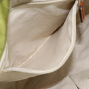 GUCCI GG Nylon Tragetasche Limettengrün 282439 Auth BA9930-11