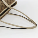 GUCCI GG Canvas Tote Bag Beige Gold 169946 Auth BA9932-7