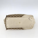 GUCCI GG Canvas Tote Bag Beige Gold 169946 Auth BA9932-5