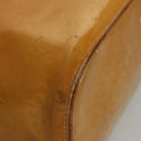 LOUIS VUITTON Monogram Vernis Houston Hand Bag Jaune M91121 LV Auth BA994-15