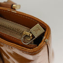 LOUIS VUITTON Monogram Vernis Houston Hand Bag Jaune M91121 LV Auth BA994-9