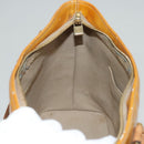 LOUIS VUITTON Monogram Vernis Houston Hand Bag Jaune M91121 LV Auth BA994-22