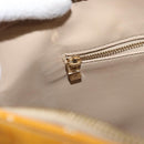 LOUIS VUITTON Monogram Vernis Houston Hand Bag Jaune M91121 LV Auth BA994-24