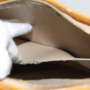 LOUIS VUITTON Monogram Vernis Houston Hand Bag Jaune M91121 LV Auth BA994-26