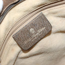GUCCI GG Supreme Shoulder Bag PVC Beige Gold Auth BA9940-18